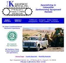 Original web site home page