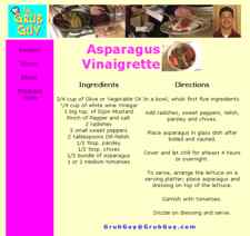 Sample recipe page