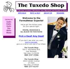 Original web site home page