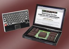 The Chocolate Notebook Candy and Packaging