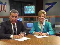 Program news anchors.