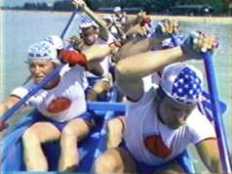 The Oakland, California, dragon boat team.